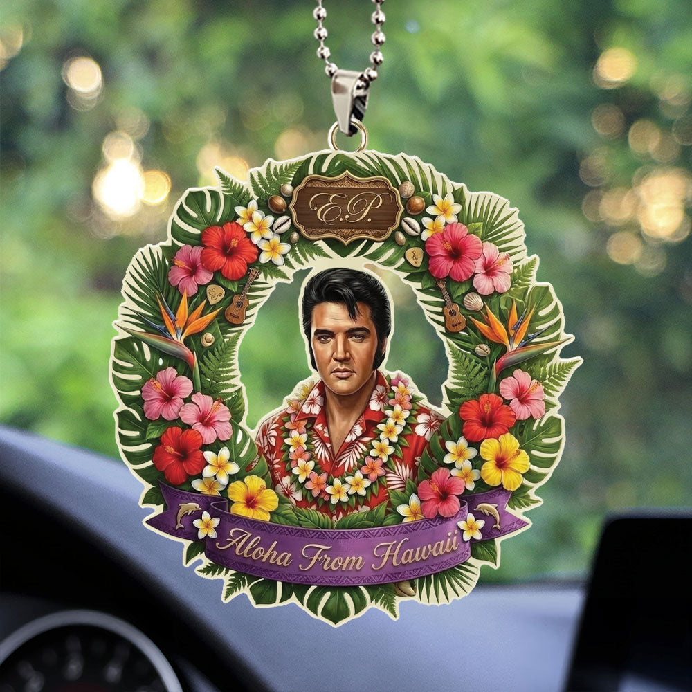 Elvis Presley Custom Shape 1-sided Keychain – HOATT 9259