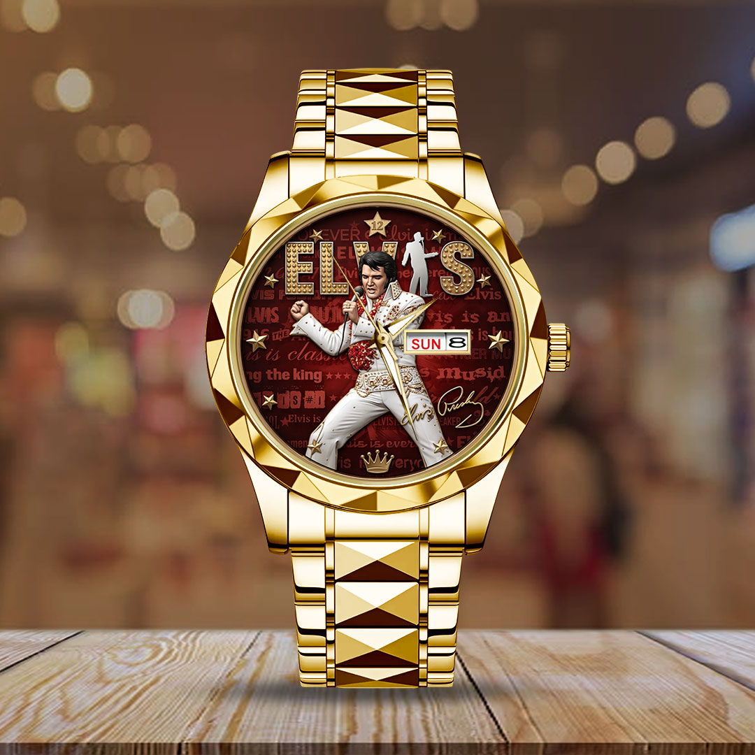 Elvis Presley Alloy Luxury Quartz Watch – TMTHU6290