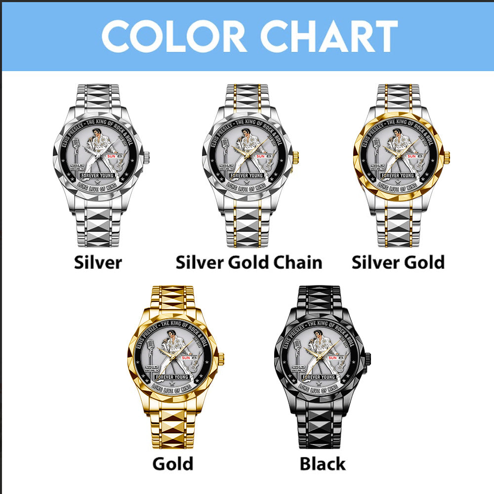 Elvis Presley Alloy Luxury Quartz Watch – TANTN19115