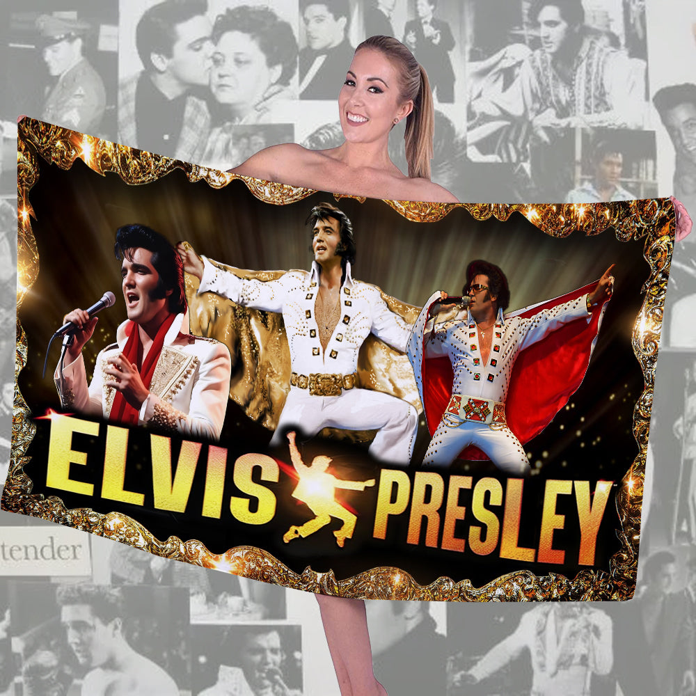 Elvis Presley Rectangle Beach Towel – TMTHU2871