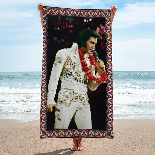 Elvis Presley Rectangle Beach Towel – HOATT 11474