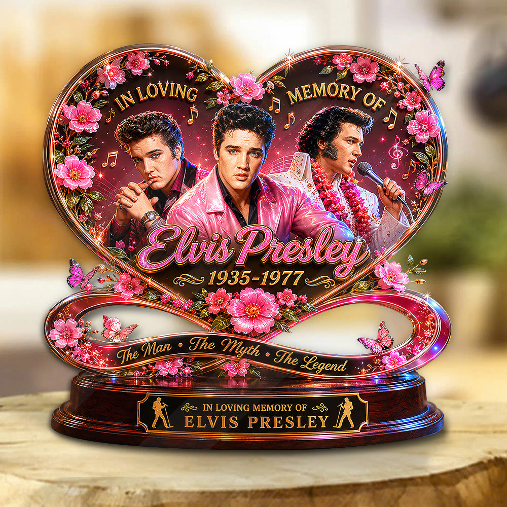 Elvis Presley Custom Shape Acrylic Plaque – GNE6786