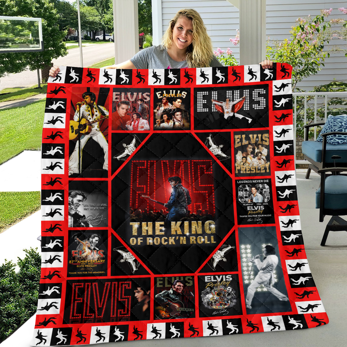 Elvis Presley Quilt Blanket – HOATT 1210