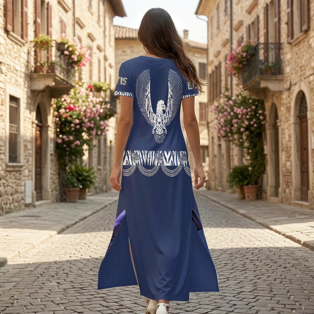 Elvis Presley Short Sleeve Maxi Dress – HOATT19703