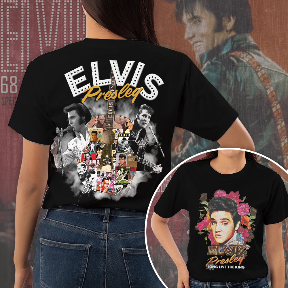 Elvis Presley Custom Shape 2-sided Keychain – HOATT 8981