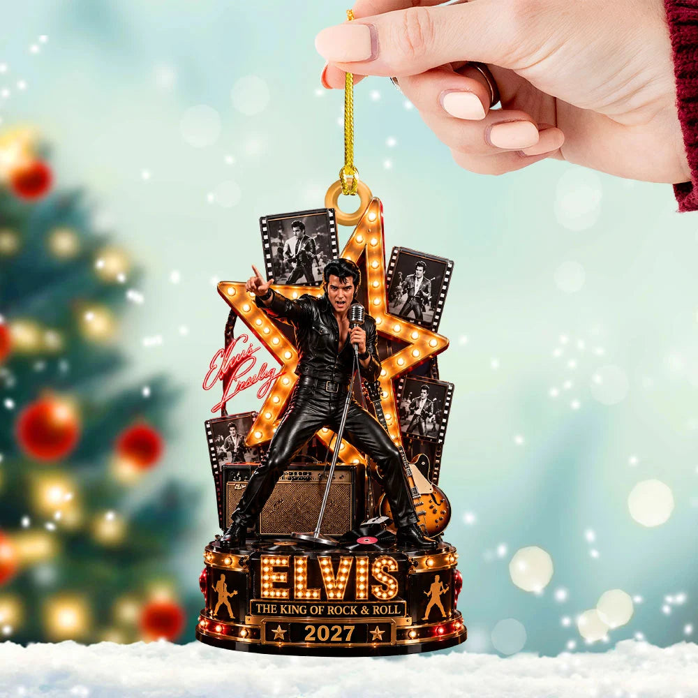 Elvis Presley 2027 Custom Shape 2-side Printed Acrylic Ornament – TANTN25900