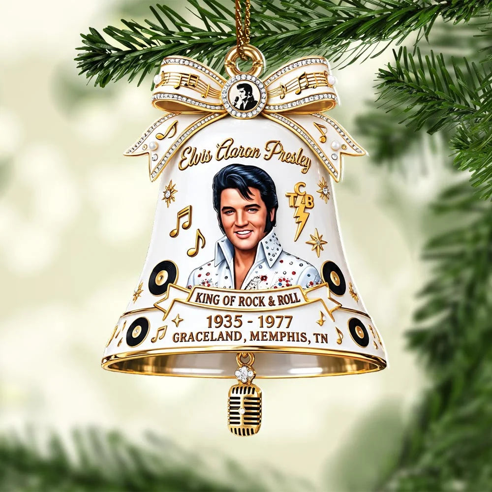 Elvis Presley Custom Shape 2-side Printed Acrylic Ornament – HOATT21363