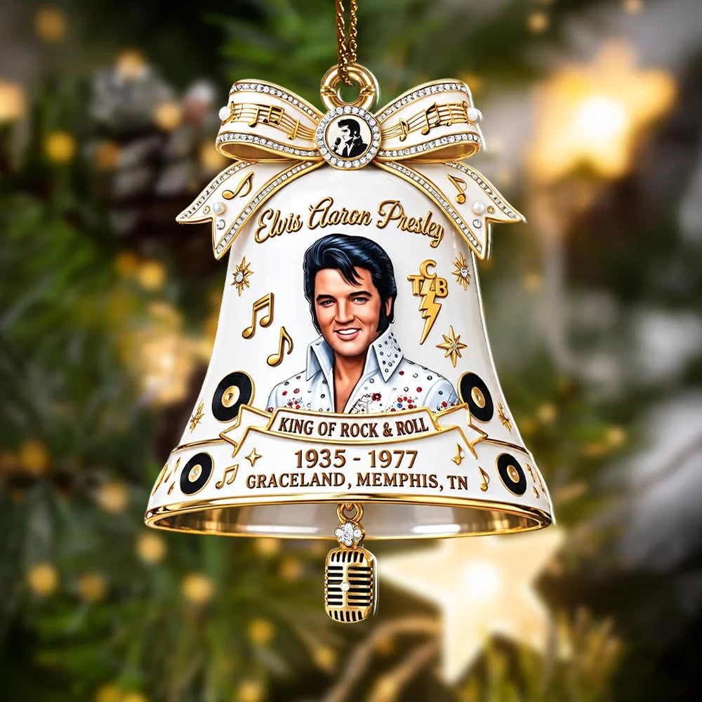Elvis Presley Custom Shape 2-side Printed Acrylic Ornament – HOATT21363