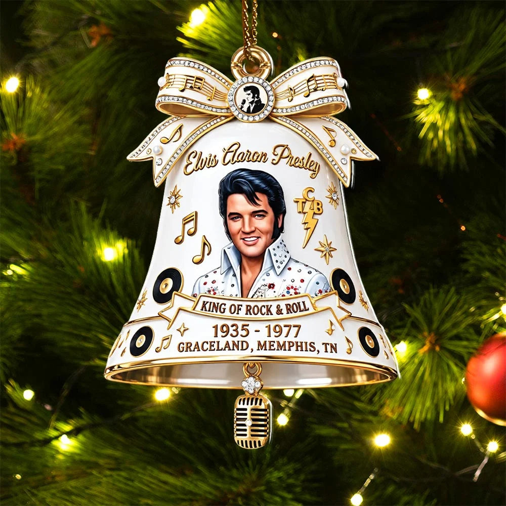 Elvis Presley Custom Shape 2-side Printed Acrylic Ornament – HOATT21363