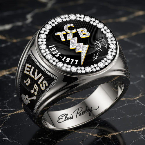 Elvis Presley 3D Engraved Ring – HOATT18261