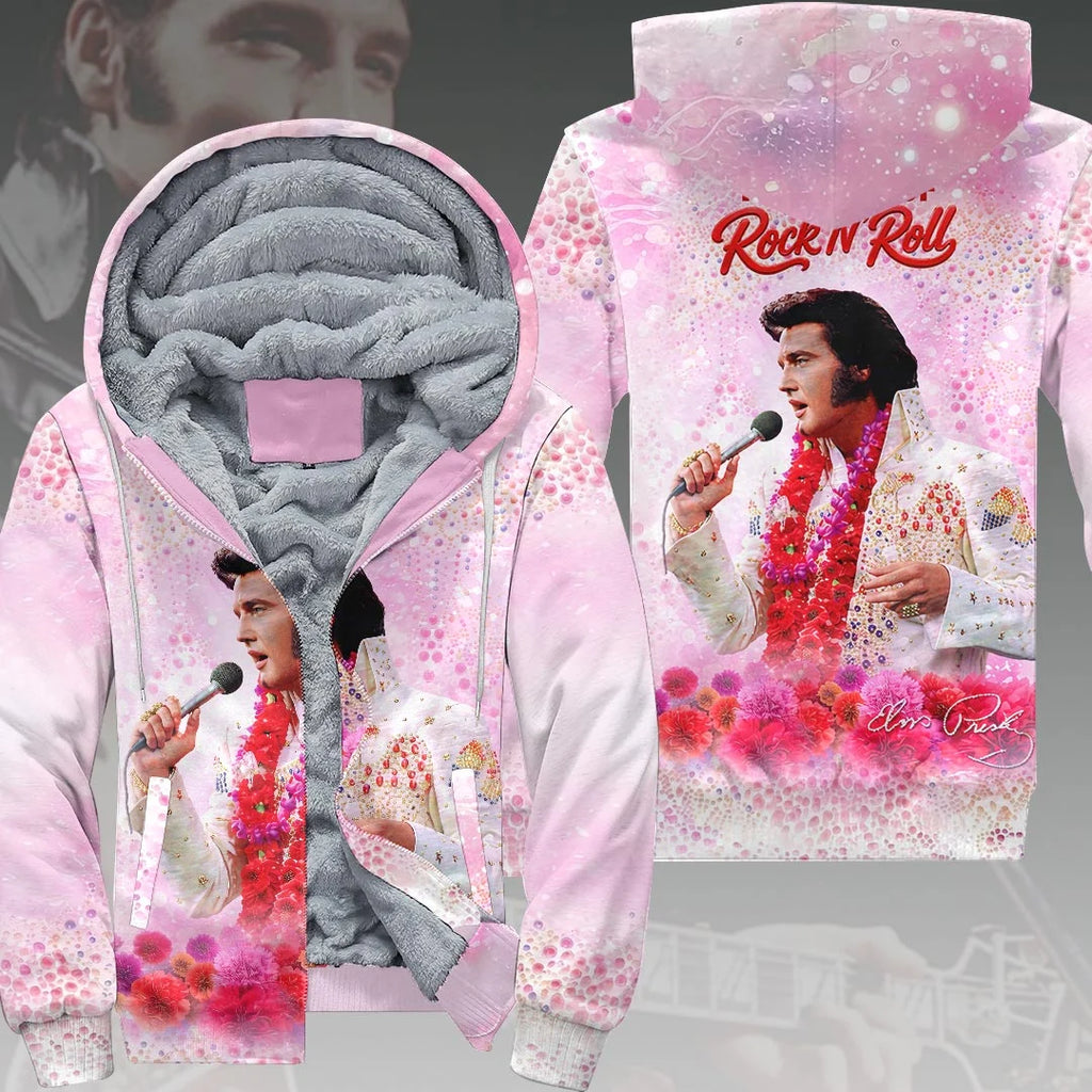 Elvis Presley 3D Fleece Zip Hoodie – HOATT21124