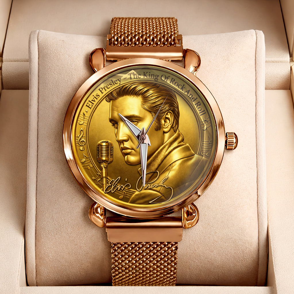 Elvis Presley Mesh Strap Quartz Watch – HOATT16494