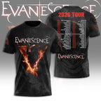 Evanescence Tour 2026 3D Apparel – TANTN25518