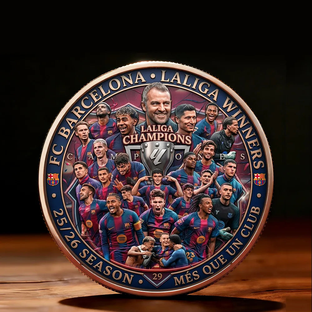 FC Barcelona LaLiga Winners 25/26 Commemorative Coin – TMTHU6058