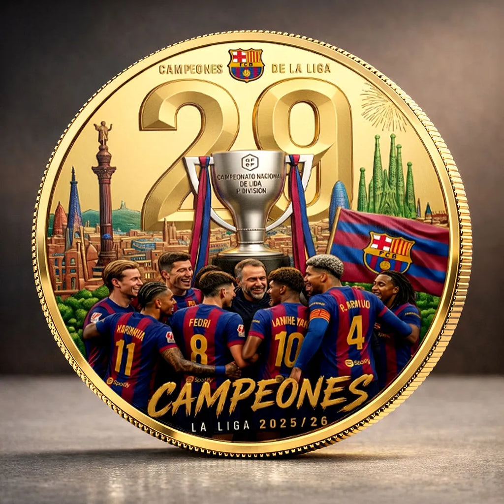 FC Barcelona LaLiga Winners 25/26 Commemorative Coin – TMTHU6034