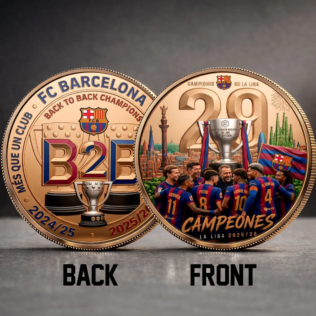 FC Barcelona LaLiga Winners 25/26 Commemorative Coin – TMTHU6034
