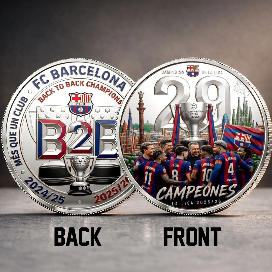FC Barcelona LaLiga Winners 25/26 Commemorative Coin – TMTHU6034