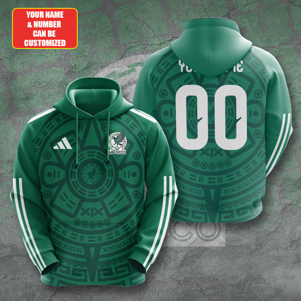 Personalized FIFA World Cup 2026 Mexico Team 3D Apparel – GNE7002