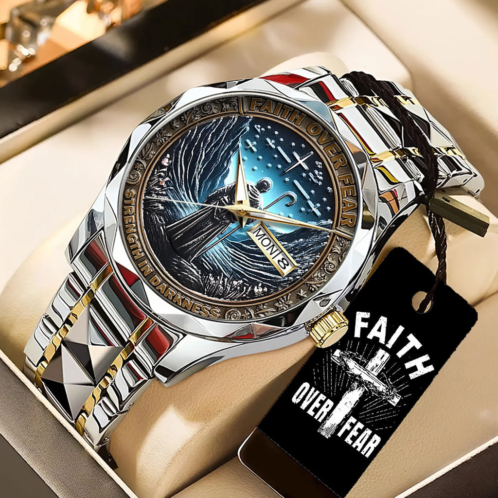Faith Over Fear Alloy Luxury Quartz Watch – TANTN 14816