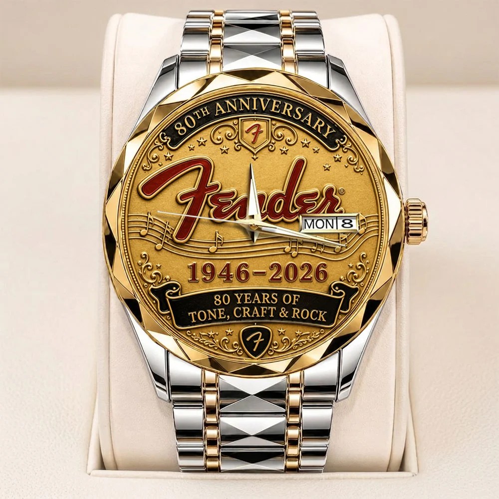 Fender 80th Anniversary Alloy Luxury Quartz Watch – TANTN24917