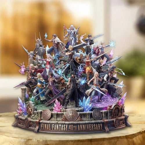 Final Fantasy 40th Anniversary Custom Shape Acrylic Plaque – TMTHU9214