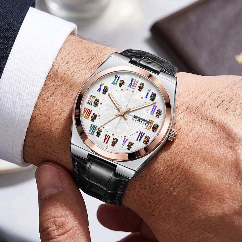 Final Fantasy Leather Alloy Watch – GNE7680