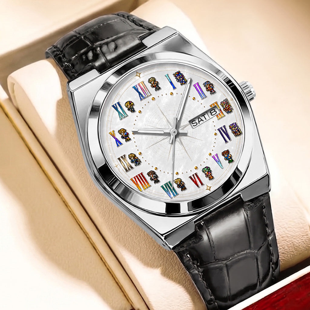 Final Fantasy Leather Alloy Watch – GNE7680