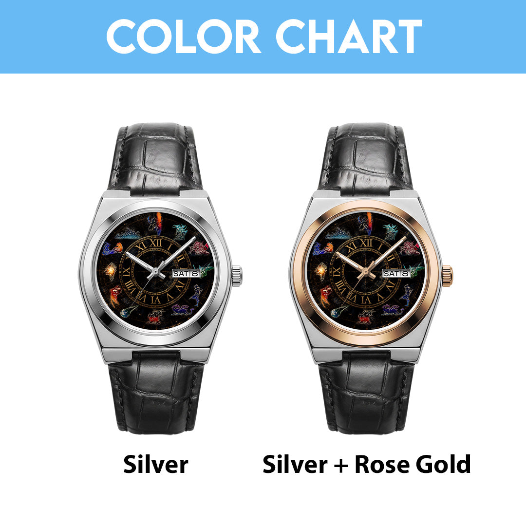Final Fantasy Leather Alloy Watch – GNE7682
