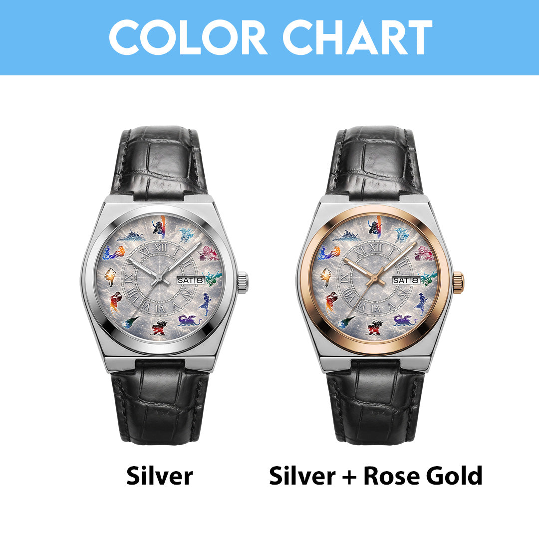 Final Fantasy Leather Alloy Watch – GNE7683
