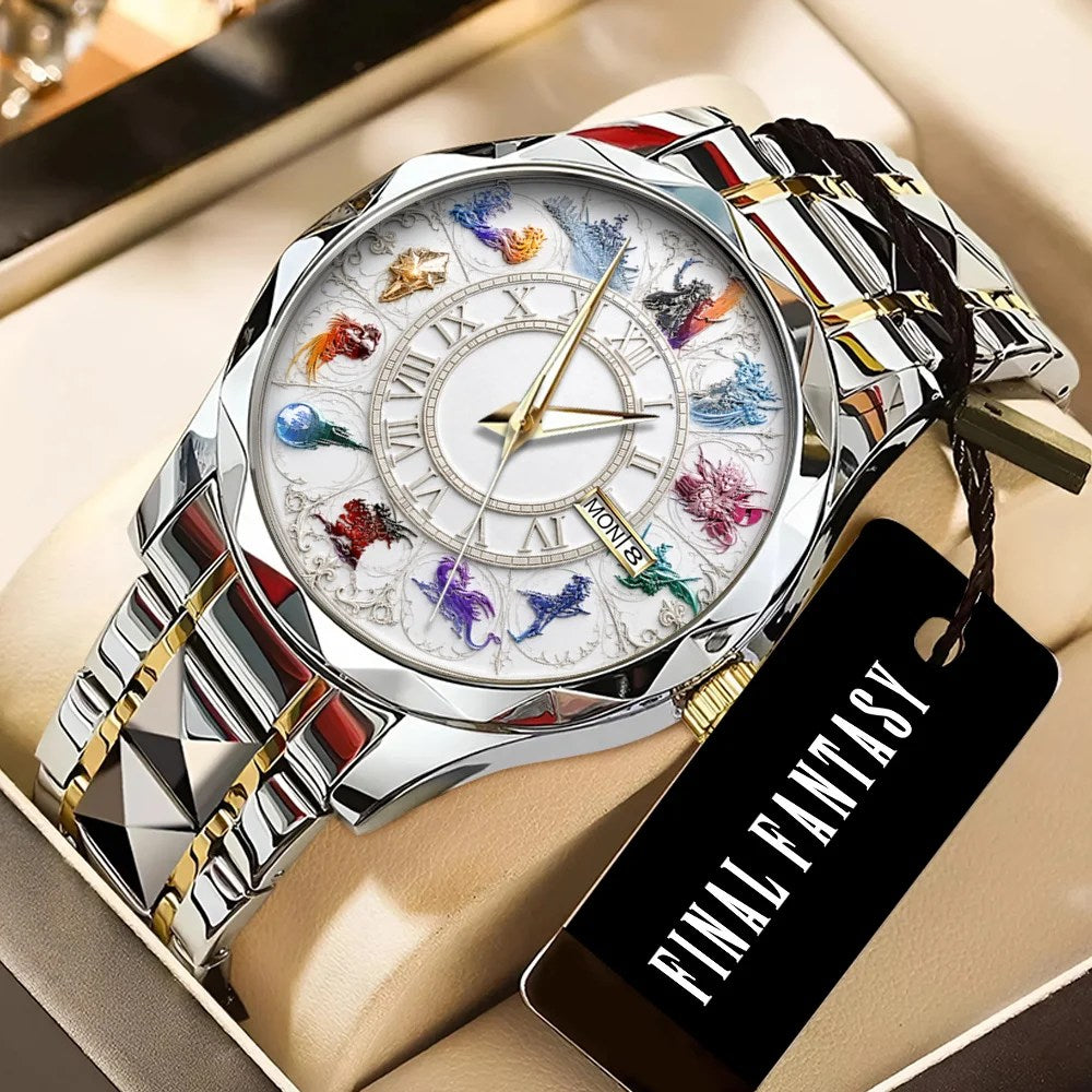 Final Fantasy Alloy Luxury Quartz Watch – GNE8385