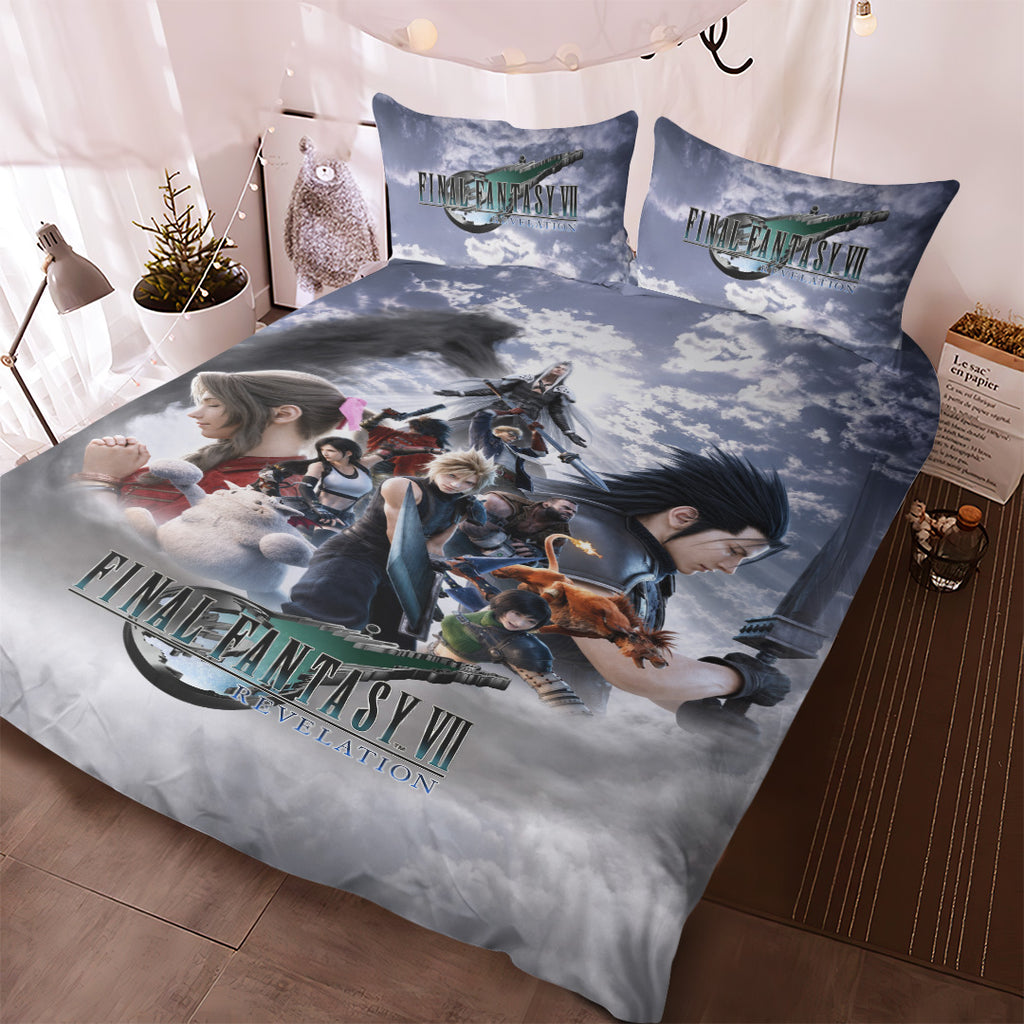 Final Fantasy VII Revelation 3-Piece Duvet Bedding Set – GNE7930