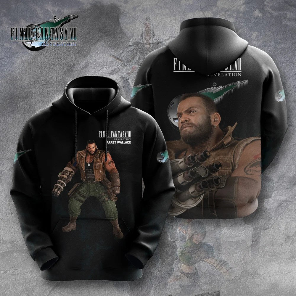 Final Fantasy VII Revelation x Barret Wallace 3D Apparel – GNE8675