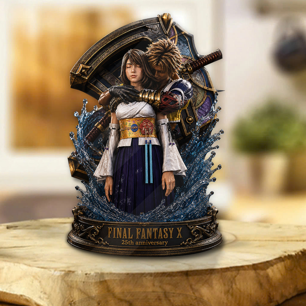 Final Fantasy X 25th Anniversary Custom Shape Acrylic Plaque – GNE6487