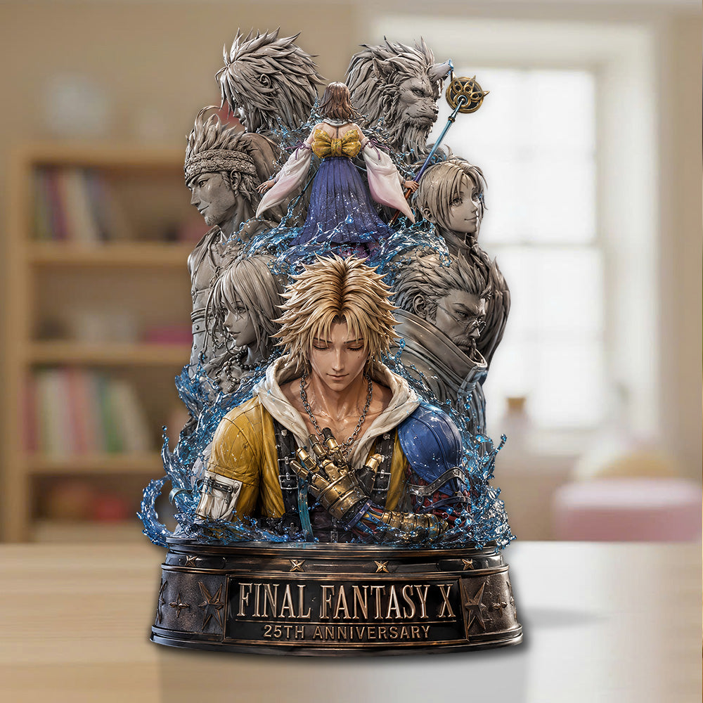 Final Fantasy X 25th Anniversary Custom Shape Acrylic Plaque – GNE7709