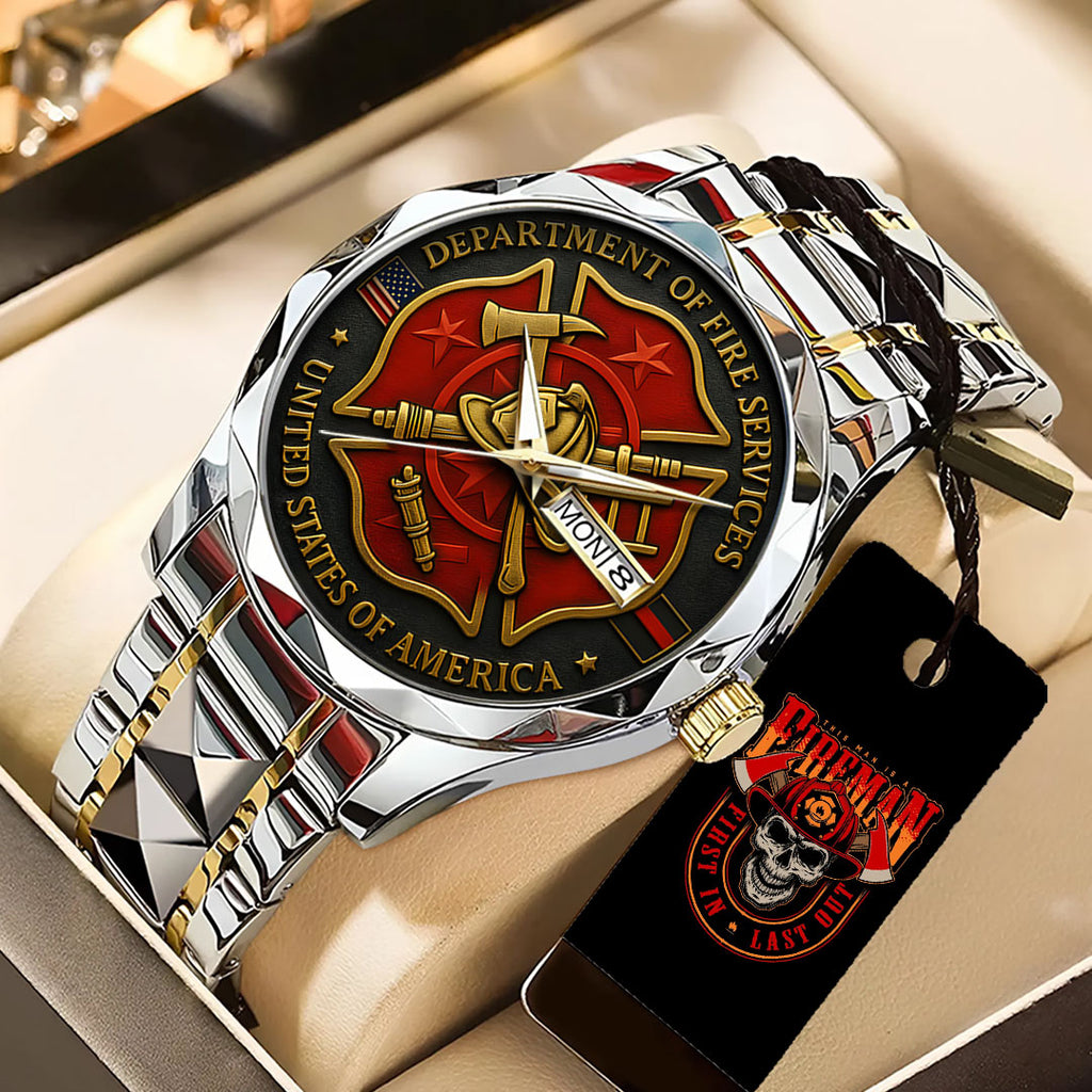 Firefighter Alloy Luxury Quartz Watch – TANTN 14781