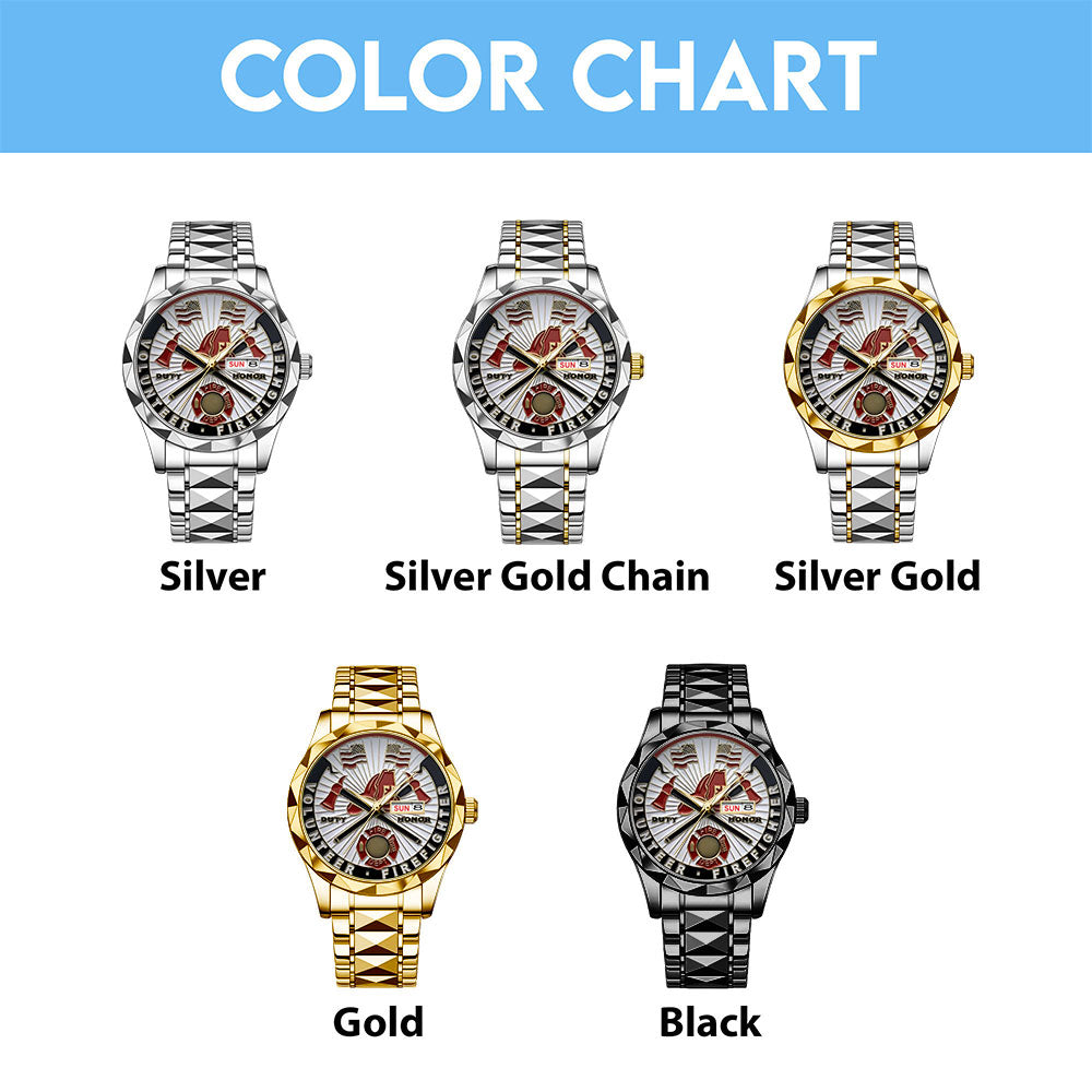 Firefighter Alloy Luxury Quartz Watch – TANTN 15131
