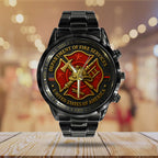 Firefighter Black Stainless Steel Watch – TANTN15622