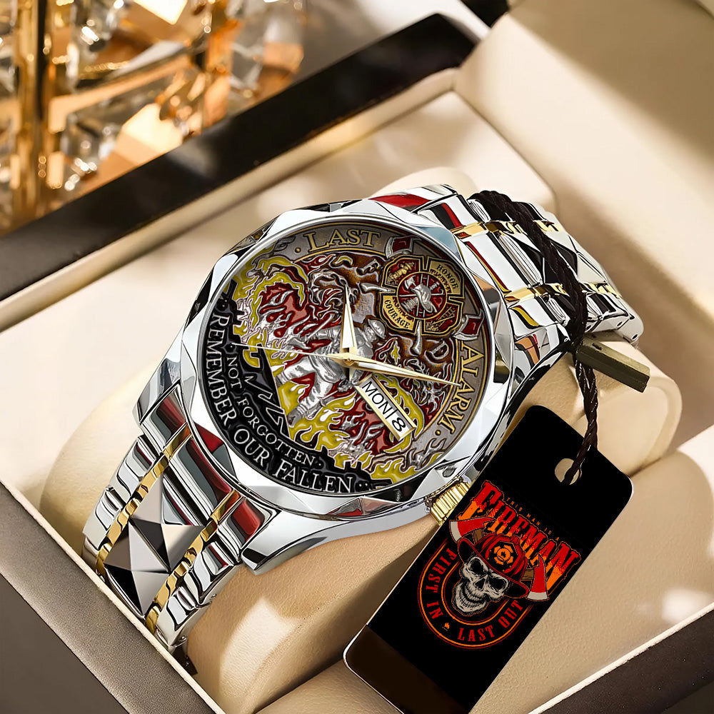 Firefighter Alloy Luxury Quartz Watch – TANTN 14866