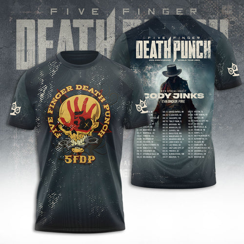 Five Finger Death Punch Tour 2026 3D Apparel – TANTN20323