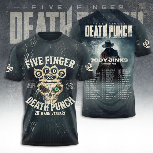 Five Finger Death Punch Tour 2026 3D Apparel – TANTN20325