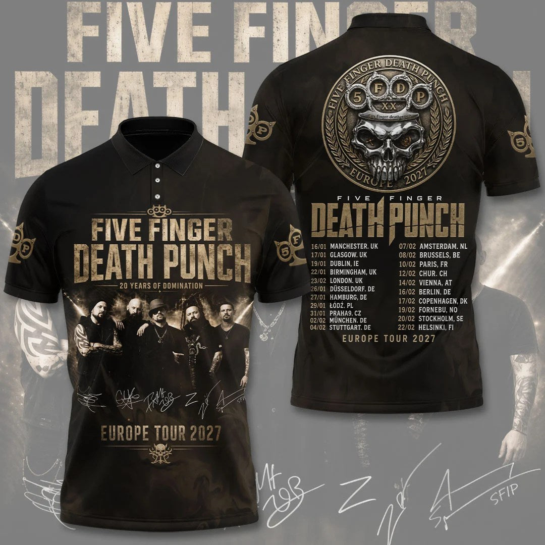 Five Finger Death Punch Tour 2027 3D Apparel – TANTN25327