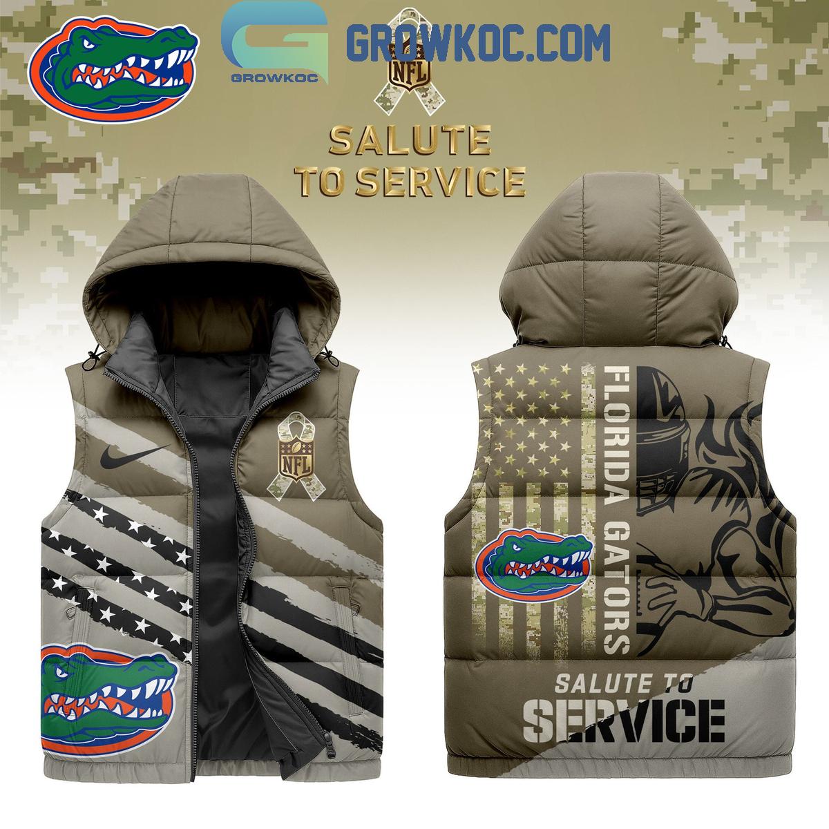 Florida Gators Salute To Service Sleeveless Puffer Jacket