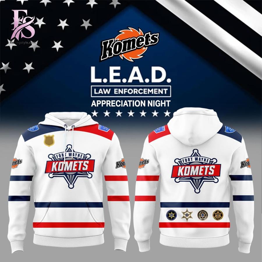 Fort Wayne Komets Law Enforcement Night Hoodie