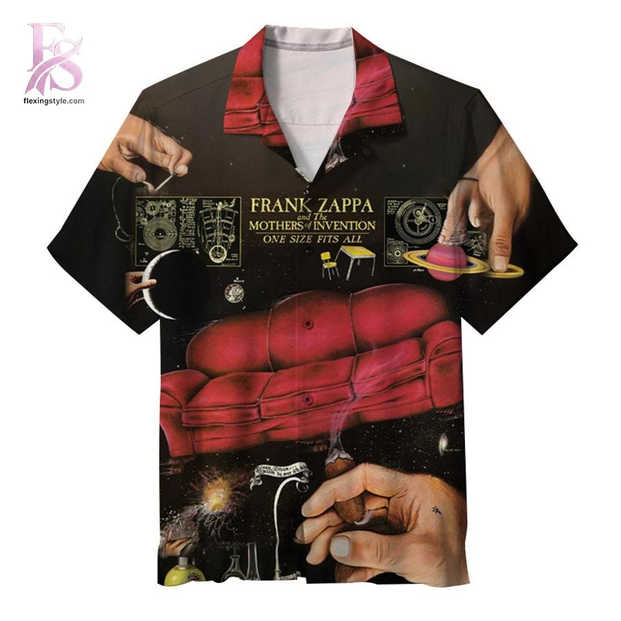Frank Zappa One Size Fits All Album Hawaiian Shirt