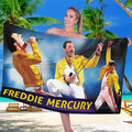 Freddie Mercury Rectangle Beach Towel – TMTHU2879