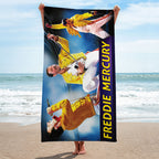 Freddie Mercury Rectangle Beach Towel – TMTHU2879