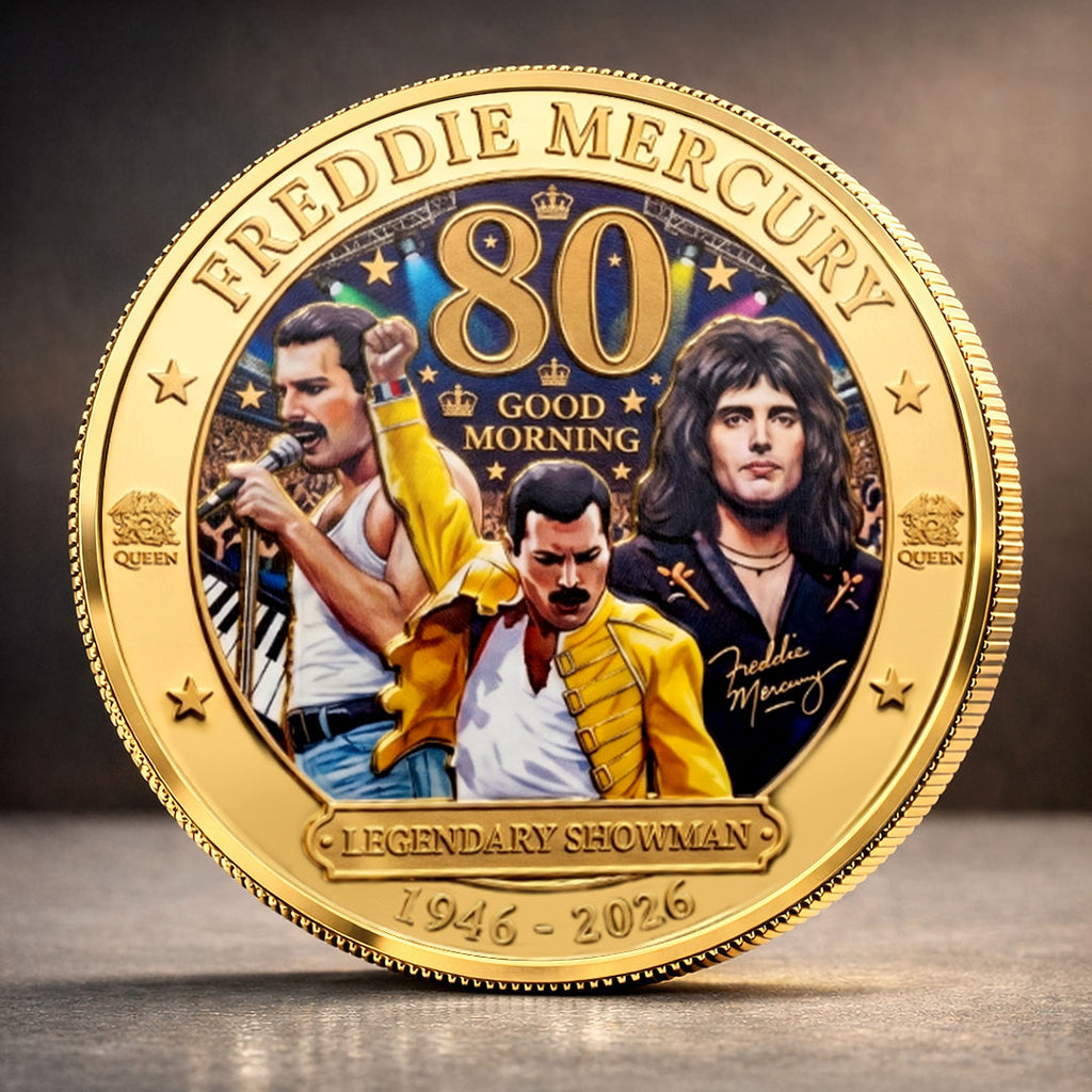 Freddie Mercury 80th Anniversary 2026 Commemorative Coin – TMTHU5432