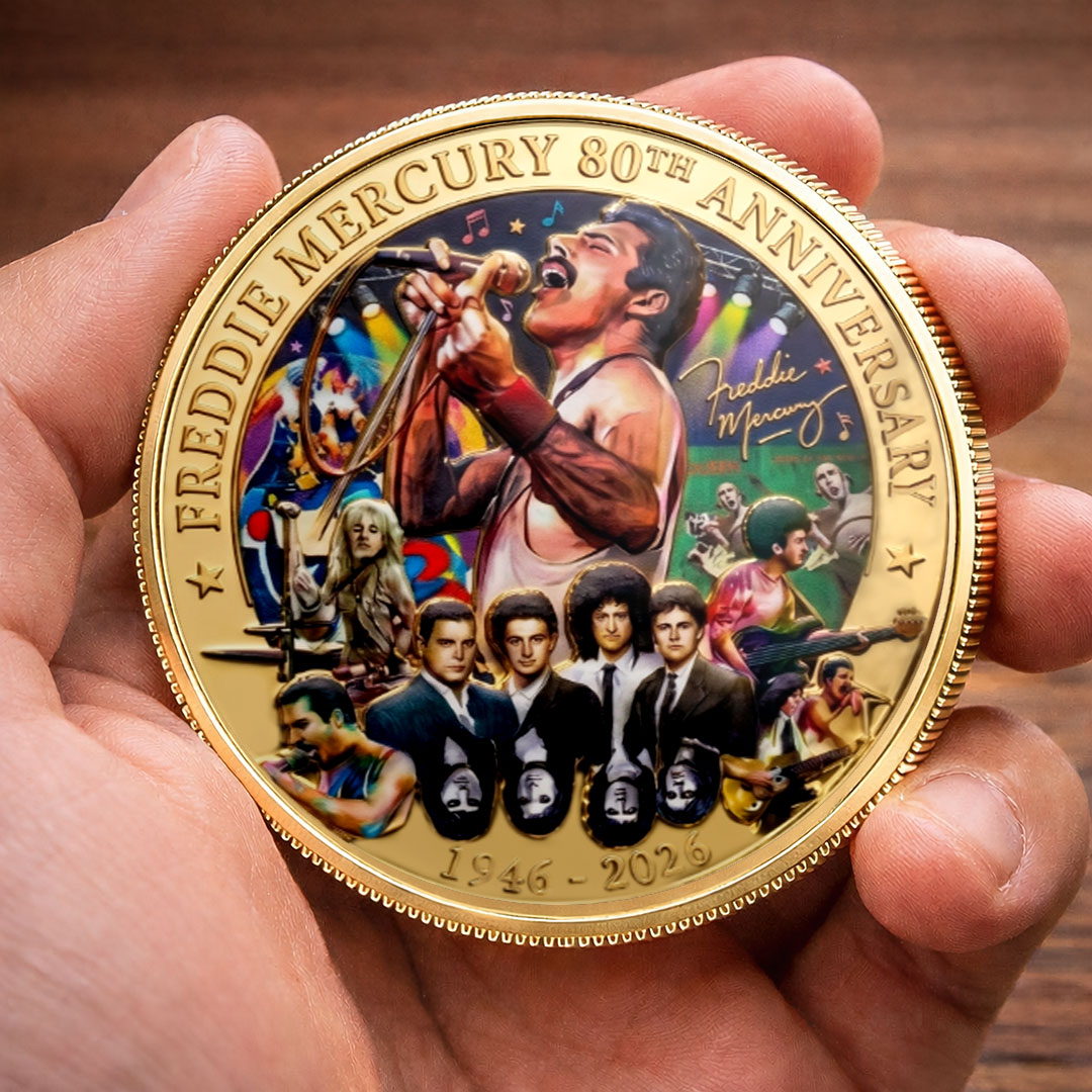 Freddie Mercury 80th Anniversary 2026 Commemorative Coin – TMTHU5432