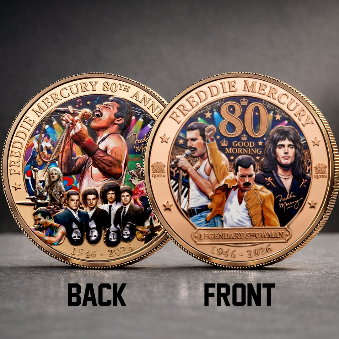Freddie Mercury 80th Anniversary 2026 Commemorative Coin – TMTHU5432