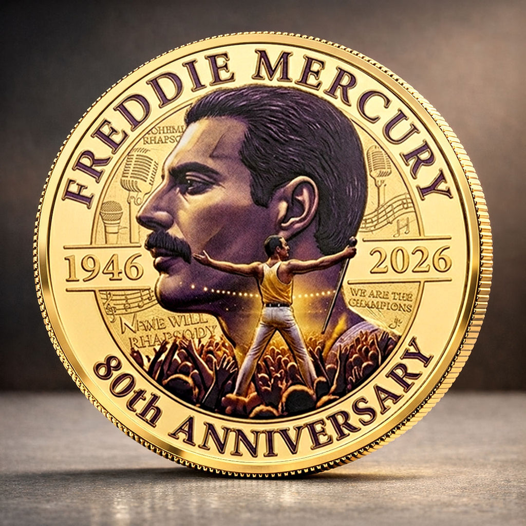 Freddie Mercury 80th Anniversary 2026 Commemorative Coin – TMTHU5472